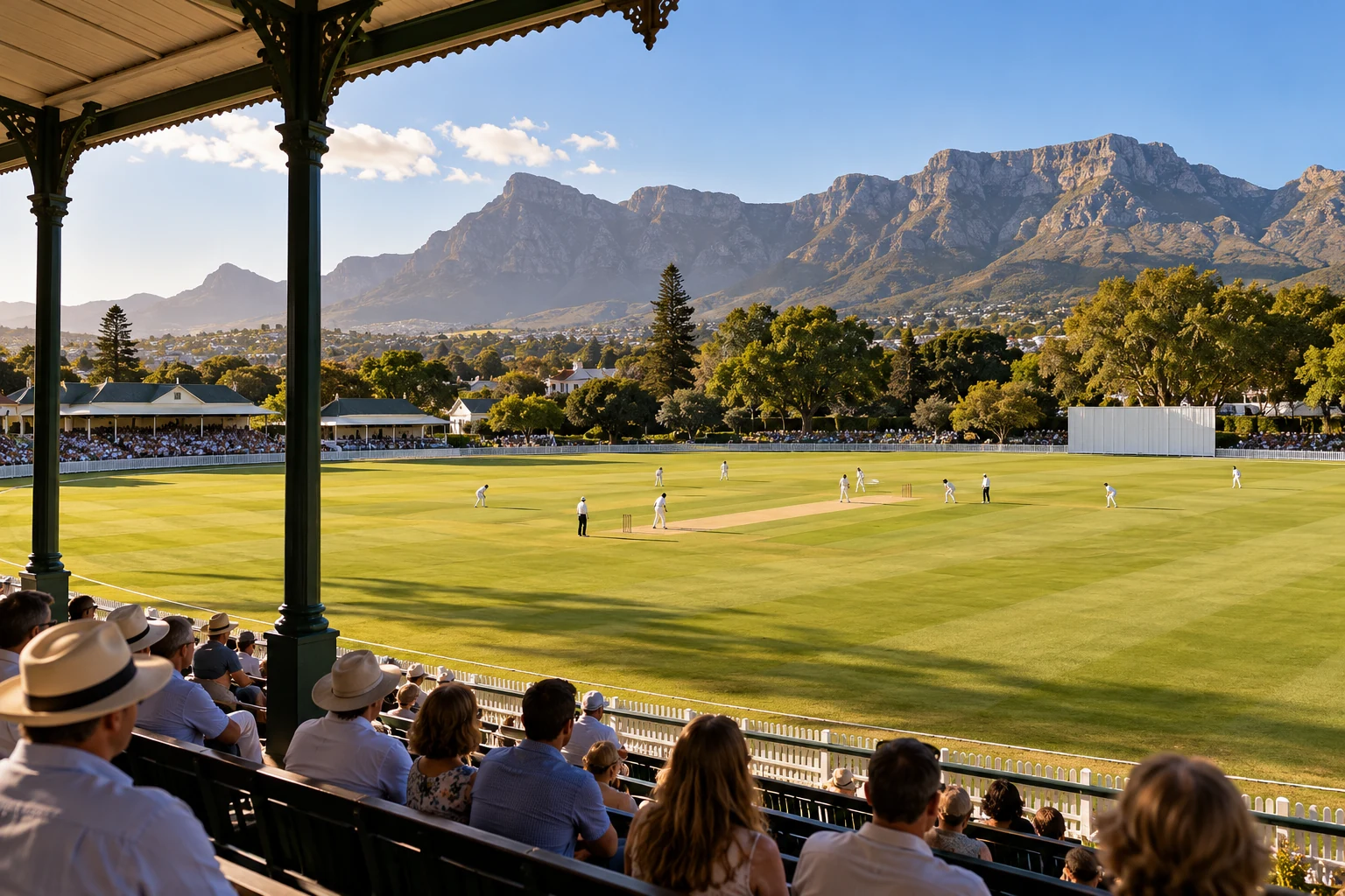 An illustrative South African cricket occasion, not a specific venue or fixture