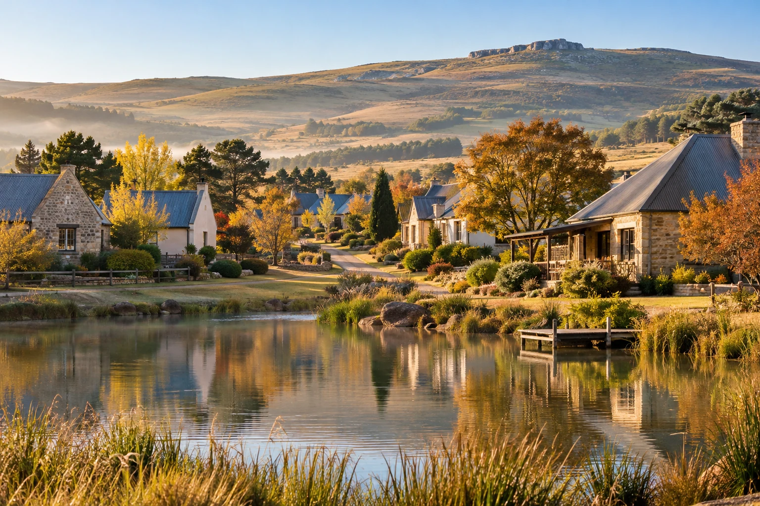 A quiet highland village